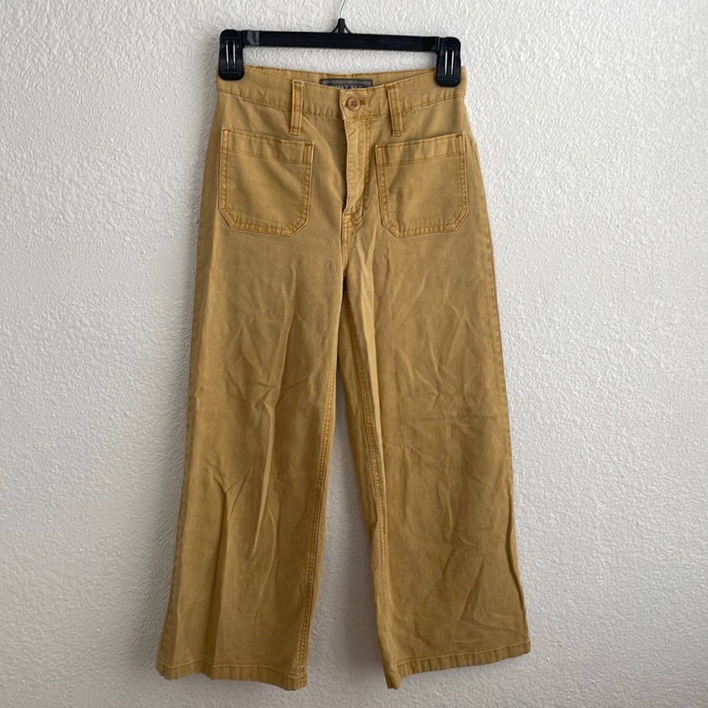J Crew Point Sur Wide-Leg Crop, size 24